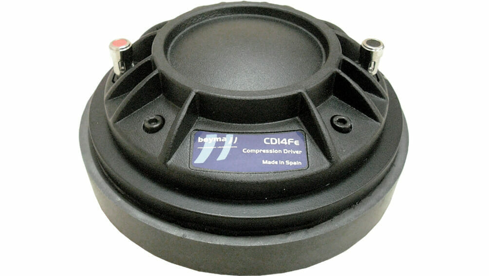 Protégé : CD14Fe, moteur de compression 1,4&Prime; ferrite 160 W, 8 Ohms