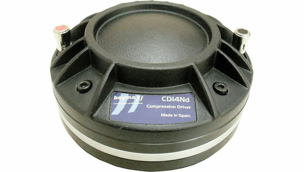 Protégé : CD14Nd, moteur de compression 1,4&Prime; néodyme 160 W, 8 Ohms