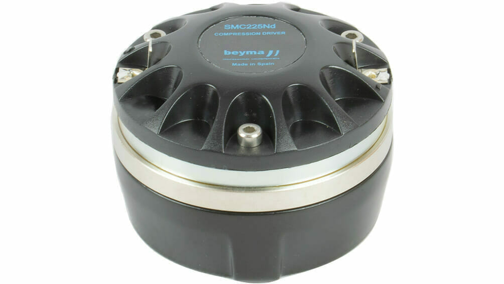 Protégé : SMC225Nd, moteur de compression 1&Prime; néodyme 40 W, 8 Ohms